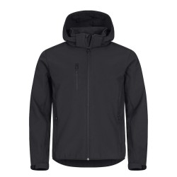 Classic Softshell Hoody grau